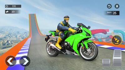 Скачать Superhero Bike Stunt GT Racing (Взлом Много монет) версия 1.24 на Андроид