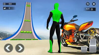 Скачать Superhero Bike Stunt GT Racing (Взлом Много монет) версия 1.24 на Андроид