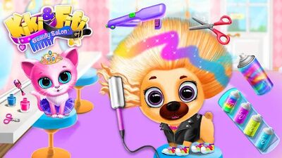 Скачать Kiki & Fifi Pet Beauty Salon - Haircut & Makeup (Взлом Много монет) версия 5.0.40019 на Андроид