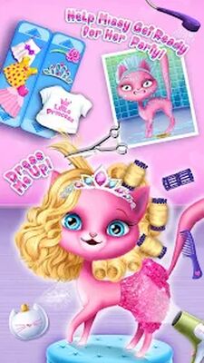 Скачать Cat Hair Salon Birthday Party - Virtual Kitty Care (Взлом Разблокировано все) версия 8.0.80020 на Андроид