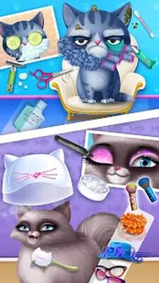 Скачать Cat Hair Salon Birthday Party - Virtual Kitty Care (Взлом Разблокировано все) версия 8.0.80020 на Андроид