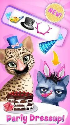 Скачать Cat Hair Salon Birthday Party - Virtual Kitty Care (Взлом Разблокировано все) версия 8.0.80020 на Андроид