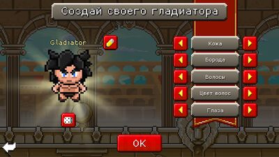 Скачать Gladiator Rising: Рог-лайкРПГ (Взлом Много монет) версия 1.048 на Андроид