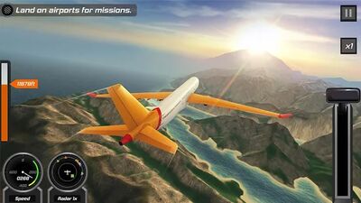 Скачать 3D-авиасимулятор: самолет (Взлом Много денег) версия 2.6.3 на Андроид