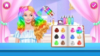 Скачать Girl Games: Hair Salon Makeup Dress Up Stylist (Взлом Много денег) версия 1.5 на Андроид