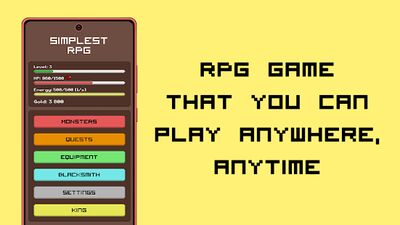 Скачать Simplest RPG Game - Text Adventure (Взлом Разблокировано все) версия 2.1.0 на Андроид