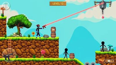 Скачать Stickman Shooting Gun Games (Взлом Разблокировано все) версия 2.58 на Андроид