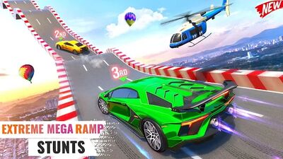 Скачать Car Stunts Mega Ramp Racing (Взлом Много монет) версия 6.8 на Андроид