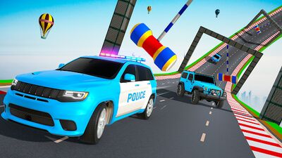 Скачать Police Prado Car Stunt Games (Взлом Много монет) версия 1.6 на Андроид