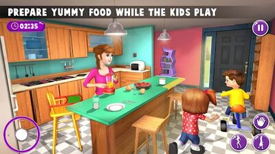 Скачать Virtual Mother New Baby Twins Family Simulator (Взлом Много монет) версия 2.2.2 на Андроид