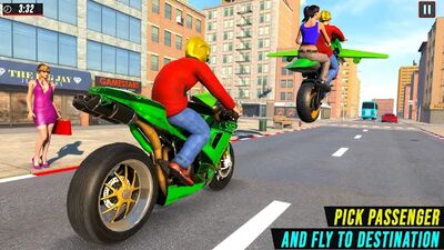 Скачать Real Flying Bike Taxi Game (Взлом Разблокировано все) версия 5.2 на Андроид