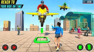 Скачать Real Flying Bike Taxi Game (Взлом Разблокировано все) версия 5.2 на Андроид