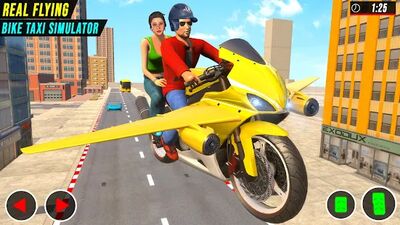 Скачать Real Flying Bike Taxi Game (Взлом Разблокировано все) версия 5.2 на Андроид