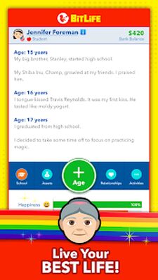 Скачать BitLife - Life Simulator (Взлом Много денег) версия 2.7.1 на Андроид