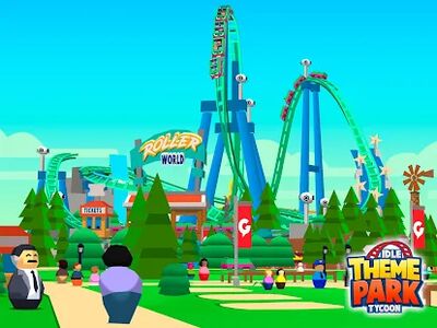 Скачать Idle Theme Park - Tycoon Game (Взлом Много монет) версия 2.6.2 на Андроид