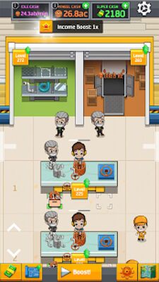 Скачать Idle Factory Tycoon (Взлом Много монет) версия 2.3.0 на Андроид