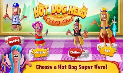 Скачать HotDog Hero - Crazy Chef (Взлом Много монет) версия 1.0.9 на Андроид