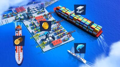 Скачать Sea Port: Manage Ship Tycoon (Взлом Много денег) версия 1.0.192 на Андроид