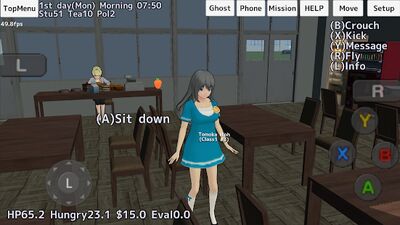 Скачать School Girls Simulator (Взлом Много монет) версия 1.0 на Андроид