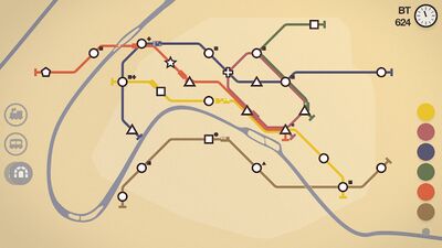 Скачать Mini Metro (Взлом Много денег) версия Зависит от устройства на Андроид