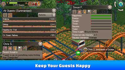 Скачать RollerCoaster Tycoon® Classic (Взлом Много денег) версия 1.0.0.1903060 на Андроид