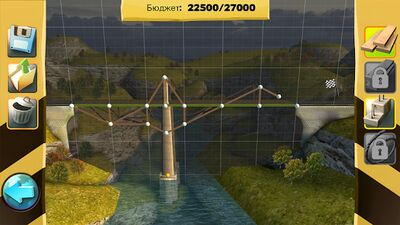 Скачать Мост конструктор (Взлом Много монет) версия 11.1 на Андроид