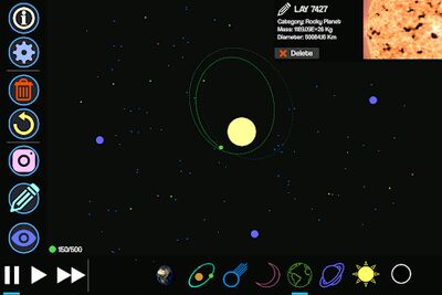 Скачать Planet Genesis 2 - 3D solar system sandbox (Взлом Много монет) версия 1.2.2 на Андроид