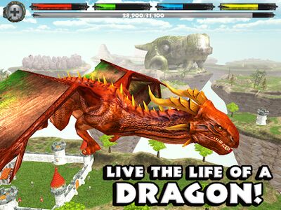 Скачать World of Dragons: Simulator (Взлом Разблокировано все) версия Зависит от устройства на Андроид