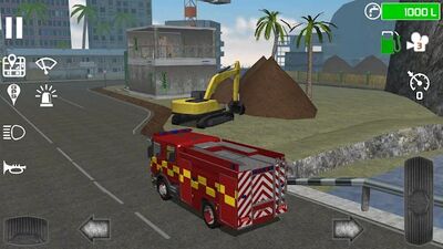 Скачать Fire Engine Simulator (Взлом Много монет) версия 1.4.8 на Андроид