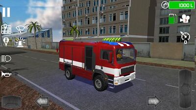 Скачать Fire Engine Simulator (Взлом Много монет) версия 1.4.8 на Андроид