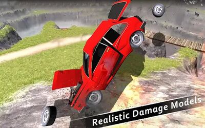 Скачать Car Crash Test Simulator 3d: Leap of Death (Взлом Много монет) версия 2.1 на Андроид