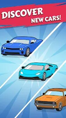 Скачать Merge Car game free idle tycoon (Взлом Много денег) версия 1.2.73 на Андроид