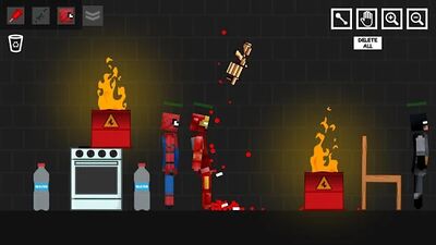 Скачать Spider Ragdoll Playground: Iron Human (Взлом Разблокировано все) версия 1.1.8 на Андроид