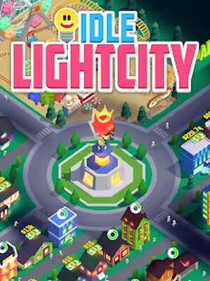 Скачать Idle Light City: айдл лампочки (Взлом Разблокировано все) версия 3.0.0 на Андроид