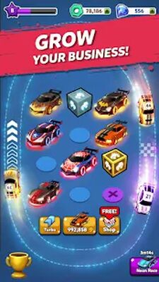 Скачать Merge Neon Car: Idle Car Merge (Взлом Разблокировано все) версия 2.7.1 на Андроид