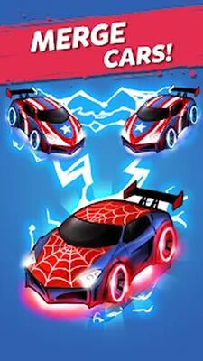 Скачать Merge Neon Car: Idle Car Merge (Взлом Разблокировано все) версия 2.7.1 на Андроид