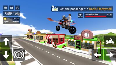 Скачать Flying Motorbike Simulator (Взлом Разблокировано все) версия 1.25 на Андроид