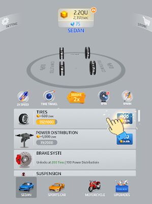 Скачать Idle Car (Взлом Много монет) версия 2.2.1 на Андроид