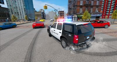 Скачать Police Car Drift Simulator (Взлом Много монет) версия 3.02 на Андроид