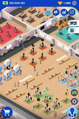 Скачать Idle Fitness Gym Tycoon - Workout Simulator Game (Взлом Много денег) версия 1.6.0 на Андроид