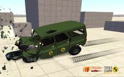 Скачать Car Crash Test УАЗ 4x4 (Взлом Много денег) версия 1.5.4 на Андроид
