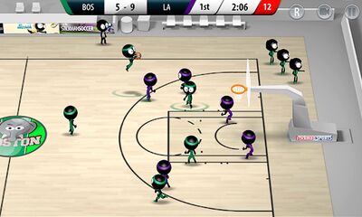 Скачать Stickman Basketball 2017 (Взлом Много монет) версия 1.1.5 на Андроид