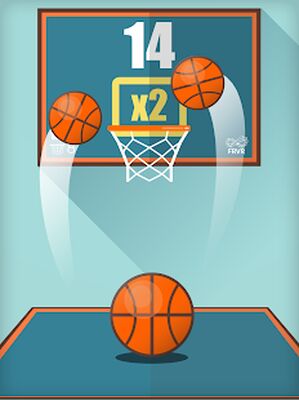 Скачать Basketball FRVR - Стреляйте обручем и слэм данк! (Взлом Разблокировано все) версия 2.8.14 на Андроид