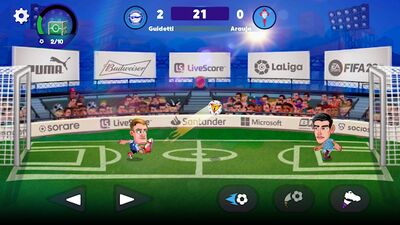 Скачать Head Football (Взлом Много денег) версия 7.1.1 на Андроид