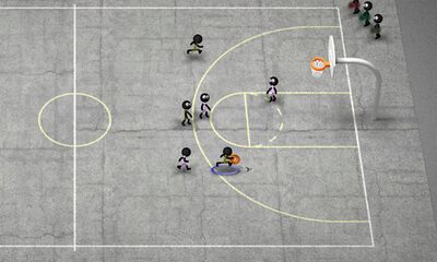 Скачать Stickman Basketball (Взлом Много денег) версия 2.4 на Андроид