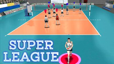 Скачать Volleyball Super League (Взлом Разблокировано все) версия 1.1 на Андроид