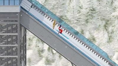 Скачать Ski Jump Mania 3 (Взлом Много монет) версия 3.2 на Андроид