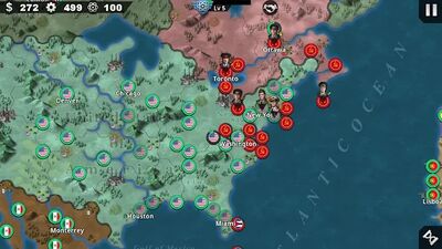 Скачать World Conqueror 4-WW2 Strategy (Взлом Много денег) версия 1.4.6 на Андроид