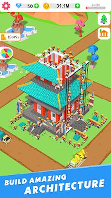 Скачать Idle Construction 3D (Взлом Много монет) версия 2.11 на Андроид