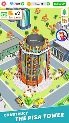 Скачать Idle Construction 3D (Взлом Много монет) версия 2.11 на Андроид